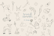 Spring Summer Easter Illustrations, an Object Graphic by whiteheartdesign (Thumbnail 9 of 14)