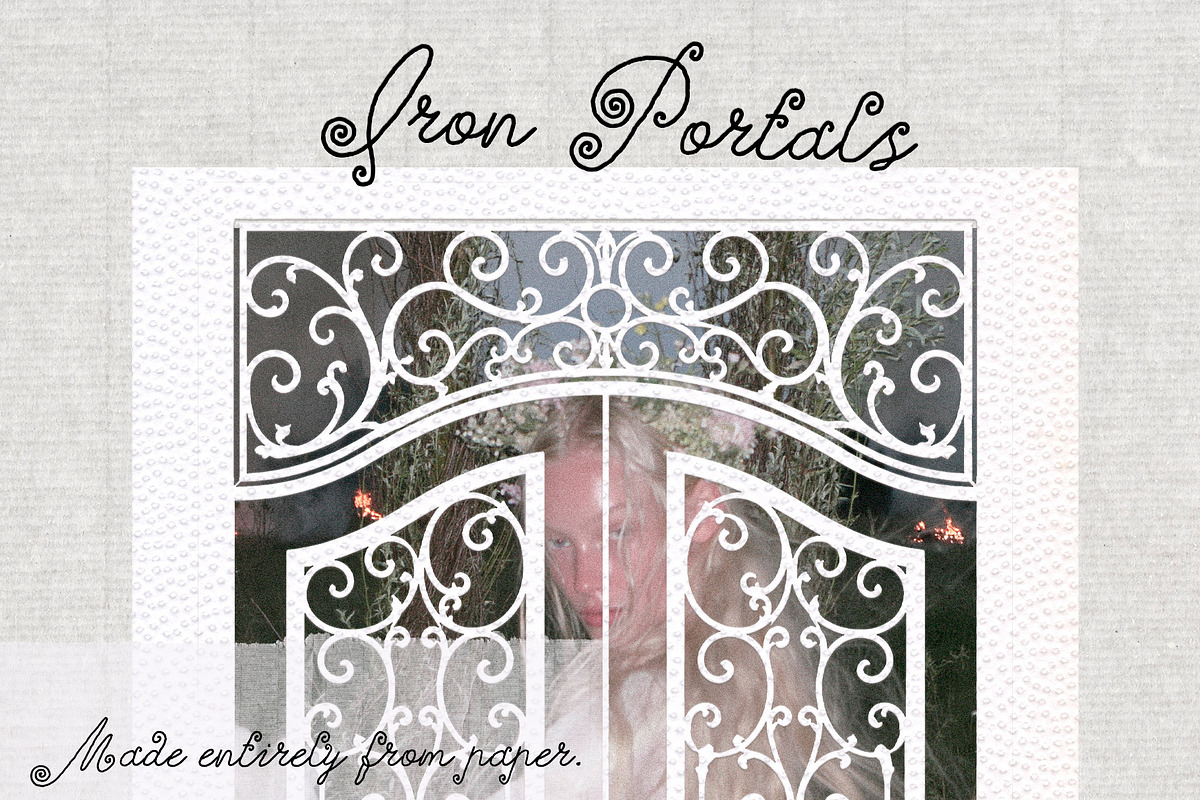 Iron Portals: Decorative Paper Gates, an Object Graphic by Purple (Photo 3 of 14)