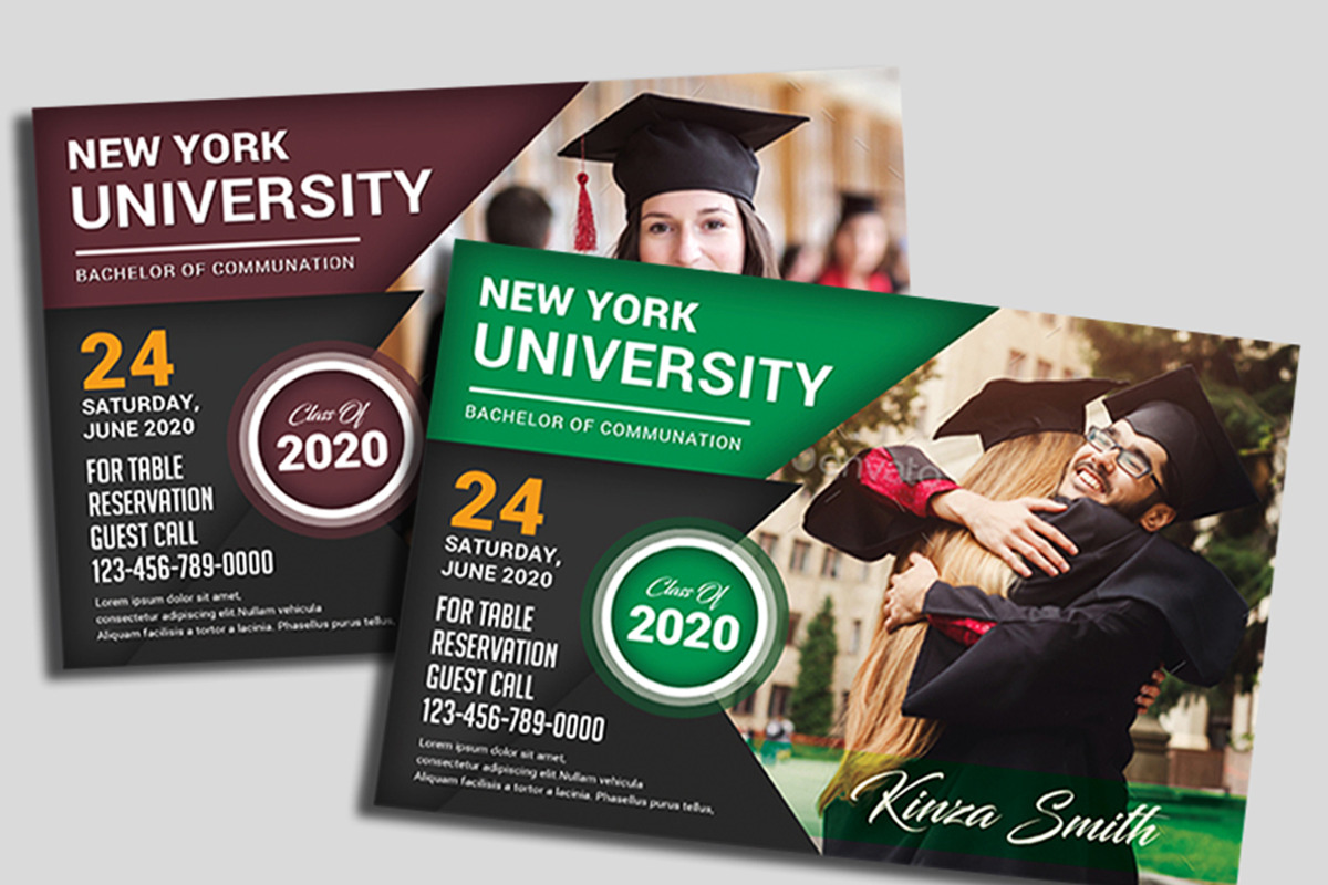 Graduation Invitation Bundle, an Invitation Template by AfzaalGraphics (Photo 11 of 19)