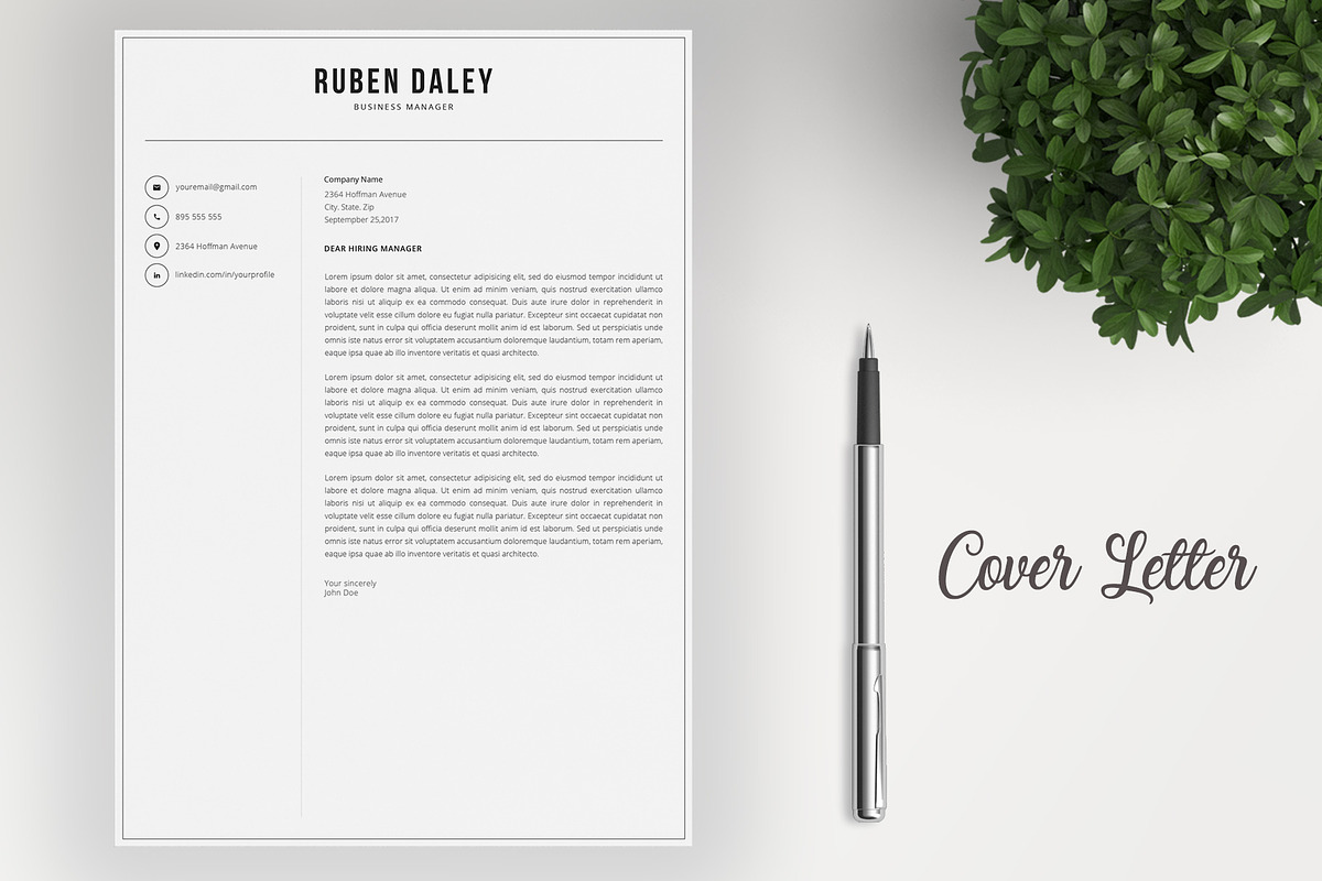 Modern Resume 4 Pages, a Resume Template by SalientResume (Photo 4 of 5)