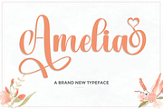 Amelia, a Handwritten Font by FreshTypeINK (Thumbnail 1 of 8)