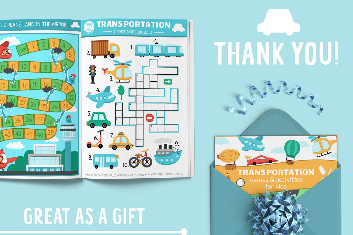 Transportation games and activities, an Education Illustration by Lexi ...