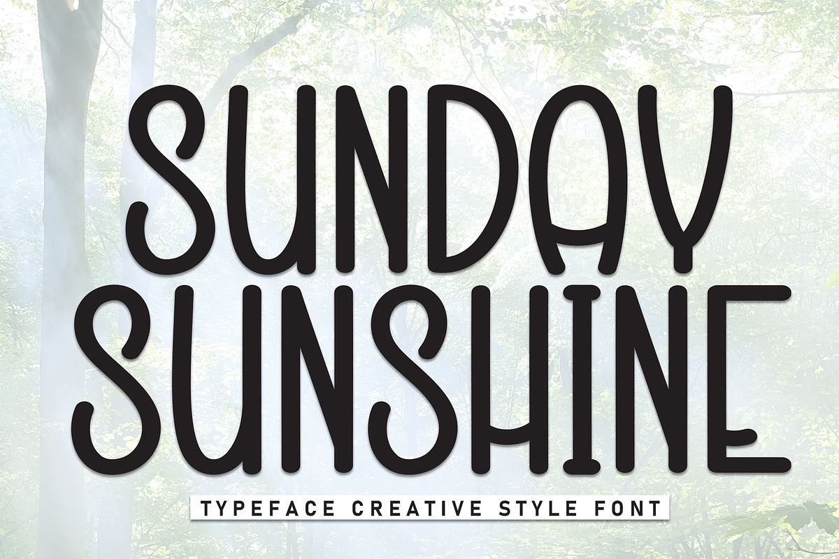 Sunday Sunshine | Script Font, a Script Font by Scratchones (Photo 1 of 8)