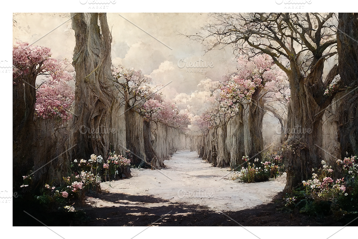 Wipe Co - Rococo Winter Landscapes, a Decorative Illustration by milatovar (Photo 16 of 16)