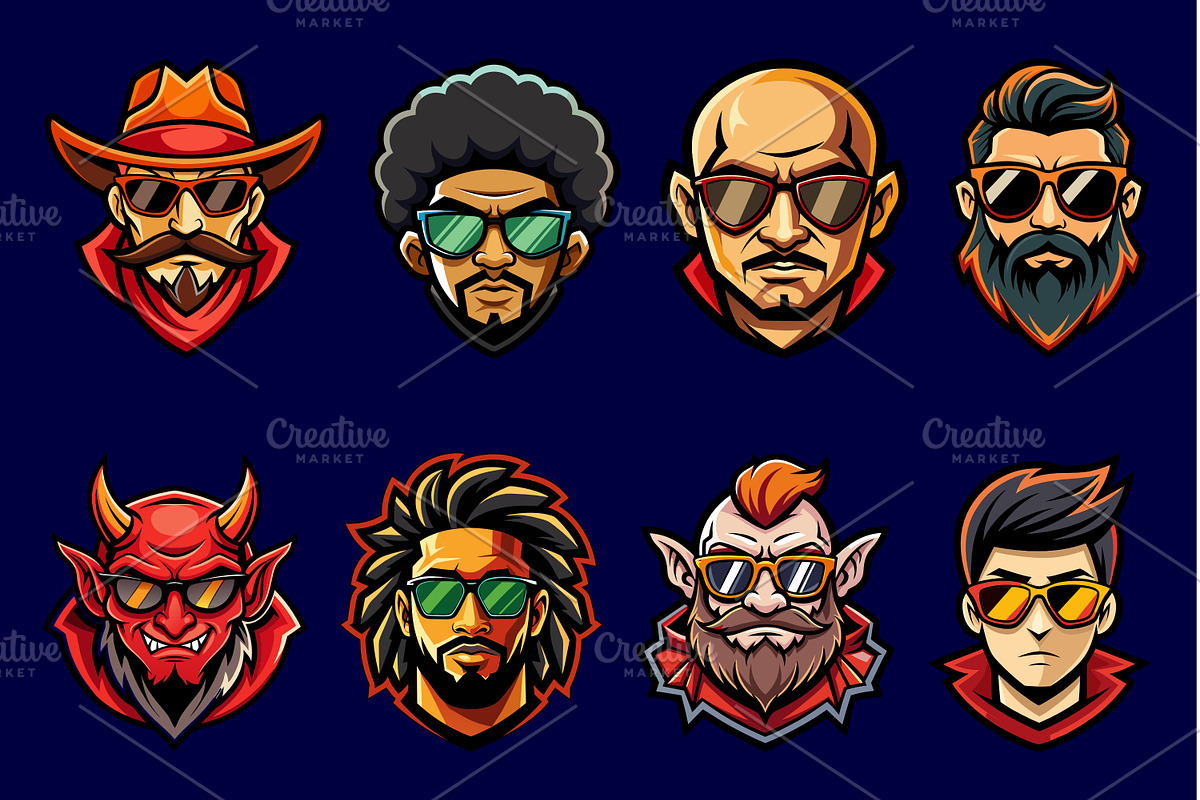 24 Character Mascots Bundle, an Illustration by Riswan Ratta (Photo 2 of 4)