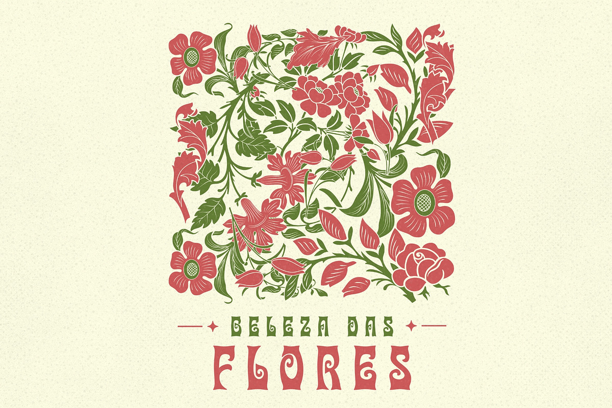 Fleur Royale - Art Nouveau Typeface, a Serif Font by HipFonts (Photo 9 of 10)