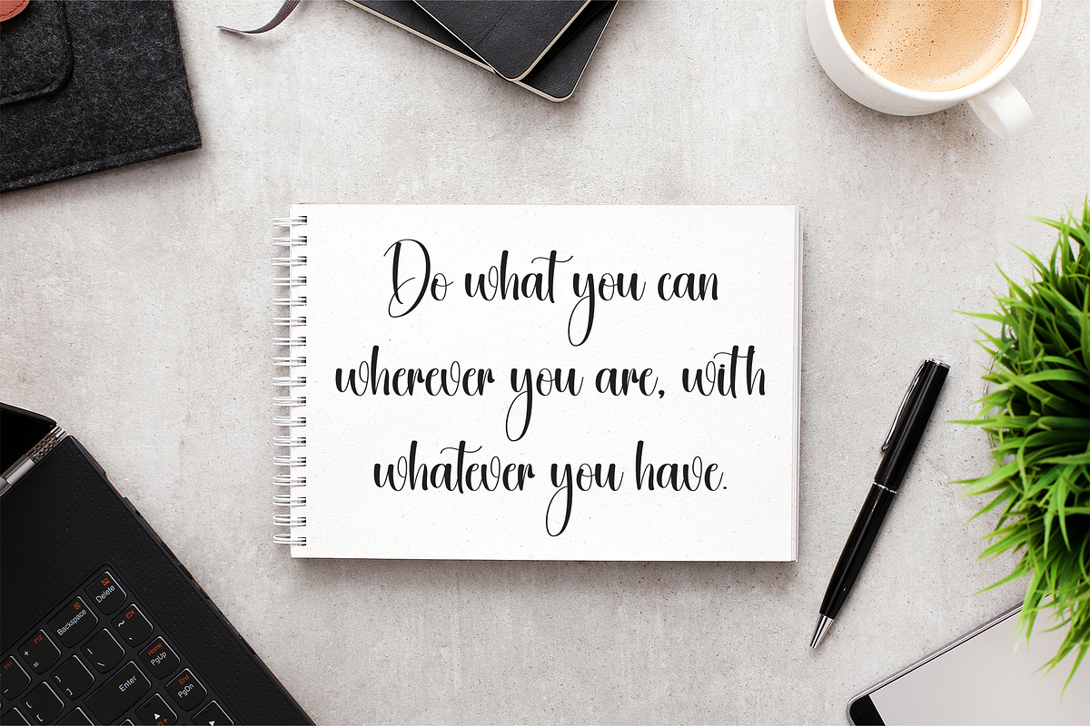 Adventure | Script Font, a Handwritten Font by Scratchones (Photo 4 of 8)