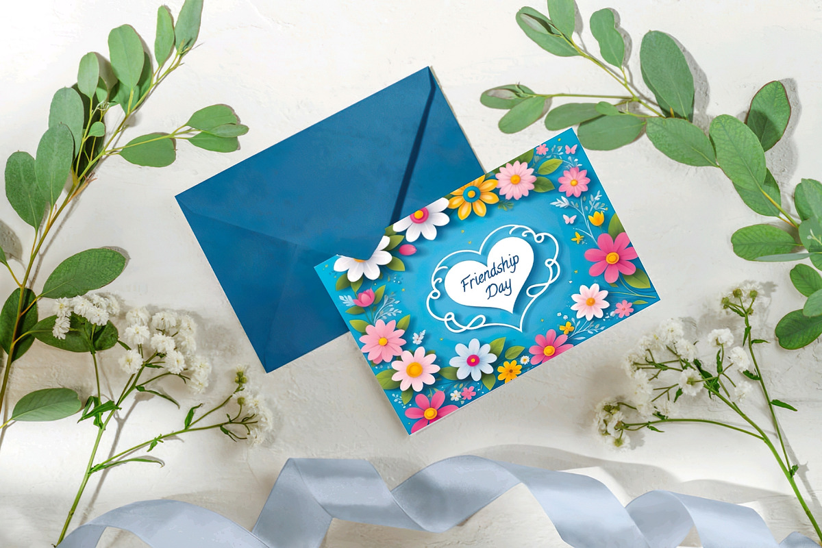 Printable Friendship Day Card | 7x5, a Card Template by Print Haven (Photo 1 of 4)