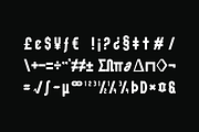 Gosans Condensed Font, a Sans Serif Font by Iqsiart Studio (Thumbnail 2 of 9)