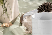 Christmas Mug Mockup Tea Cup Xmasch3, a Cups & Container Mockup by PawMockups (Thumbnail 2 of 10)