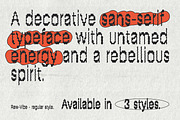 Raw-Vibe – A Bold Display Typeface, a Sans Serif Font by softulka (Thumbnail 4 of 7)
