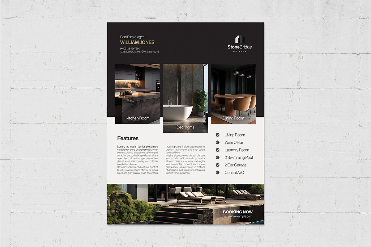 Real Estate Flyer Template, a Flyer Template by BrandPacks (Photo 3 of 5)