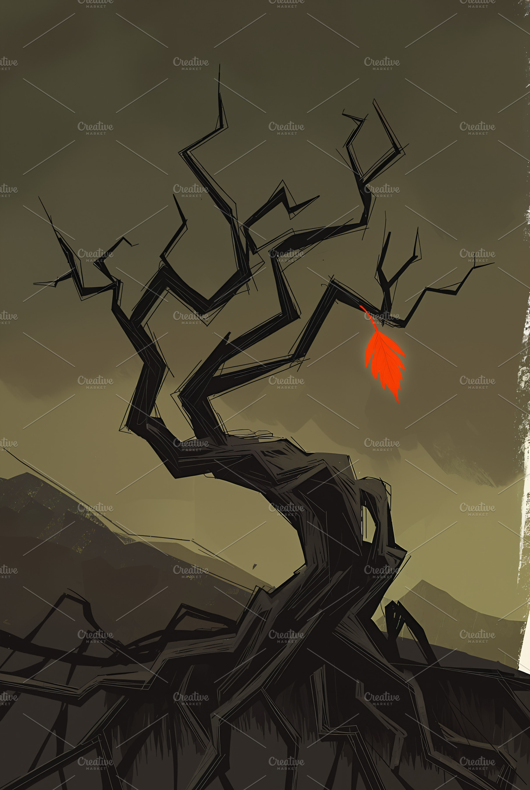 Tree Resilience Concept, a Nature Photo by h.utomo