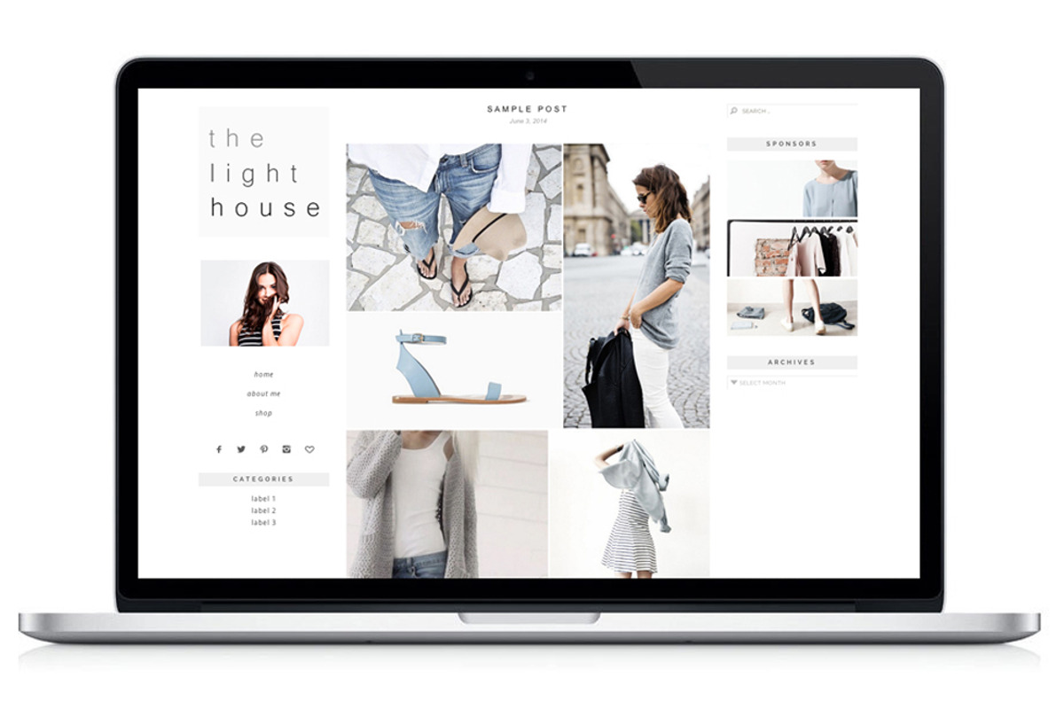 Responsive WP Theme - Lighthouse, a WordPress Template by Light Morango (Photo 1 of 4)