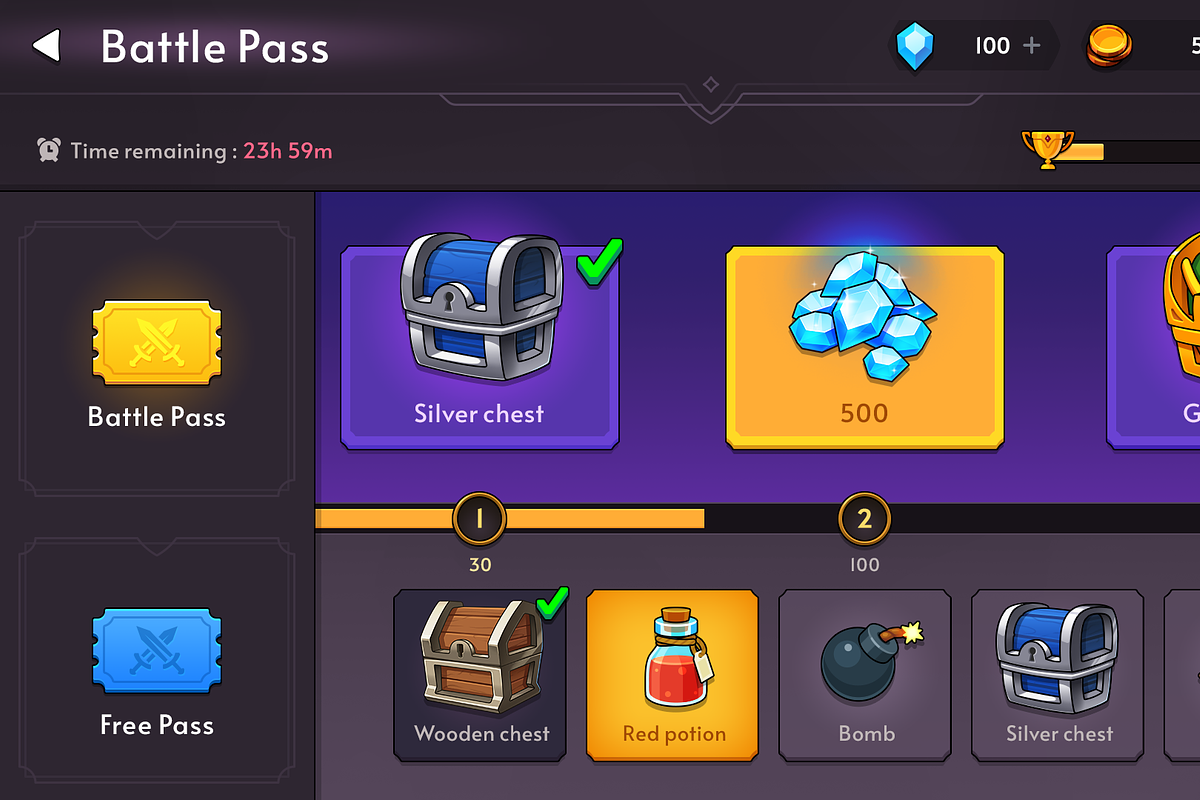 GUI Pro - Fantasy RPG, an UI Kit Template by LAYERLAB (Photo 53 of 59)