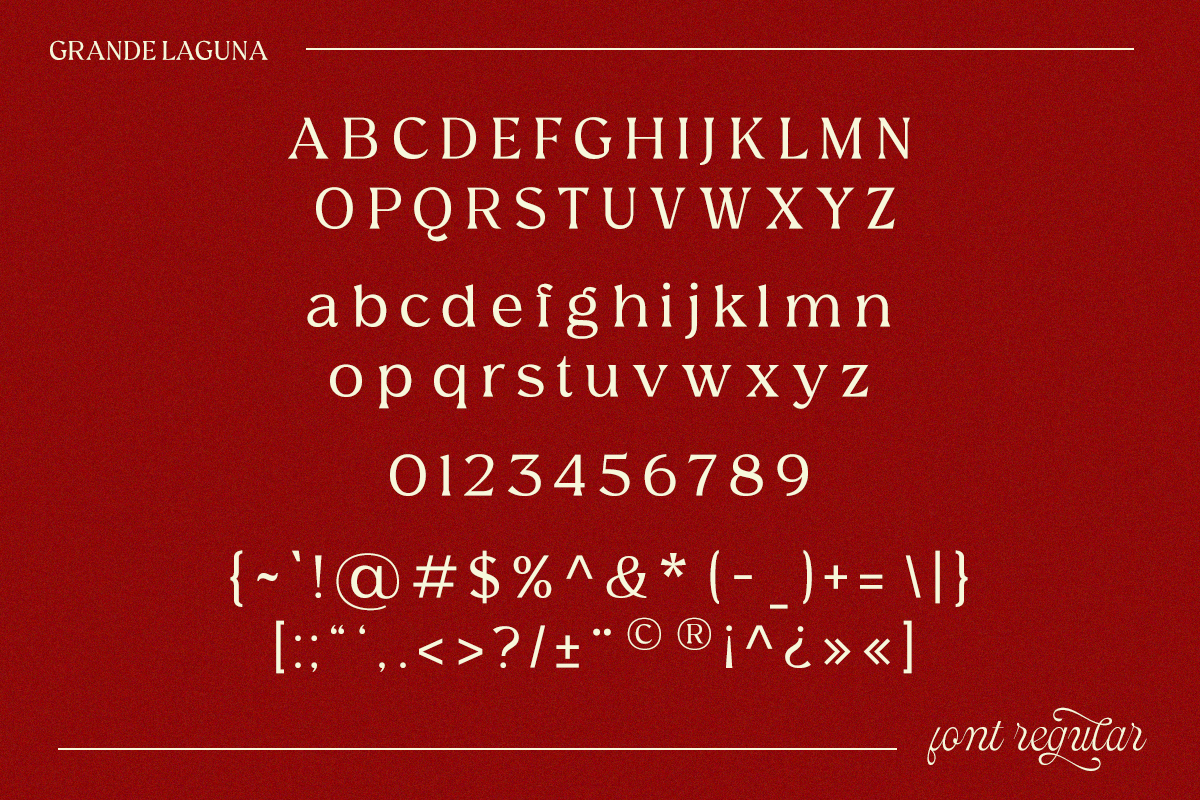 Grande Laguna – Elegant Font Duo, a Serif Font by RagamKata (Photo 7 of 9)