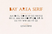 Bay Area Font Family, a Script Font by Spasibenko Art (Thumbnail 14 of 18)