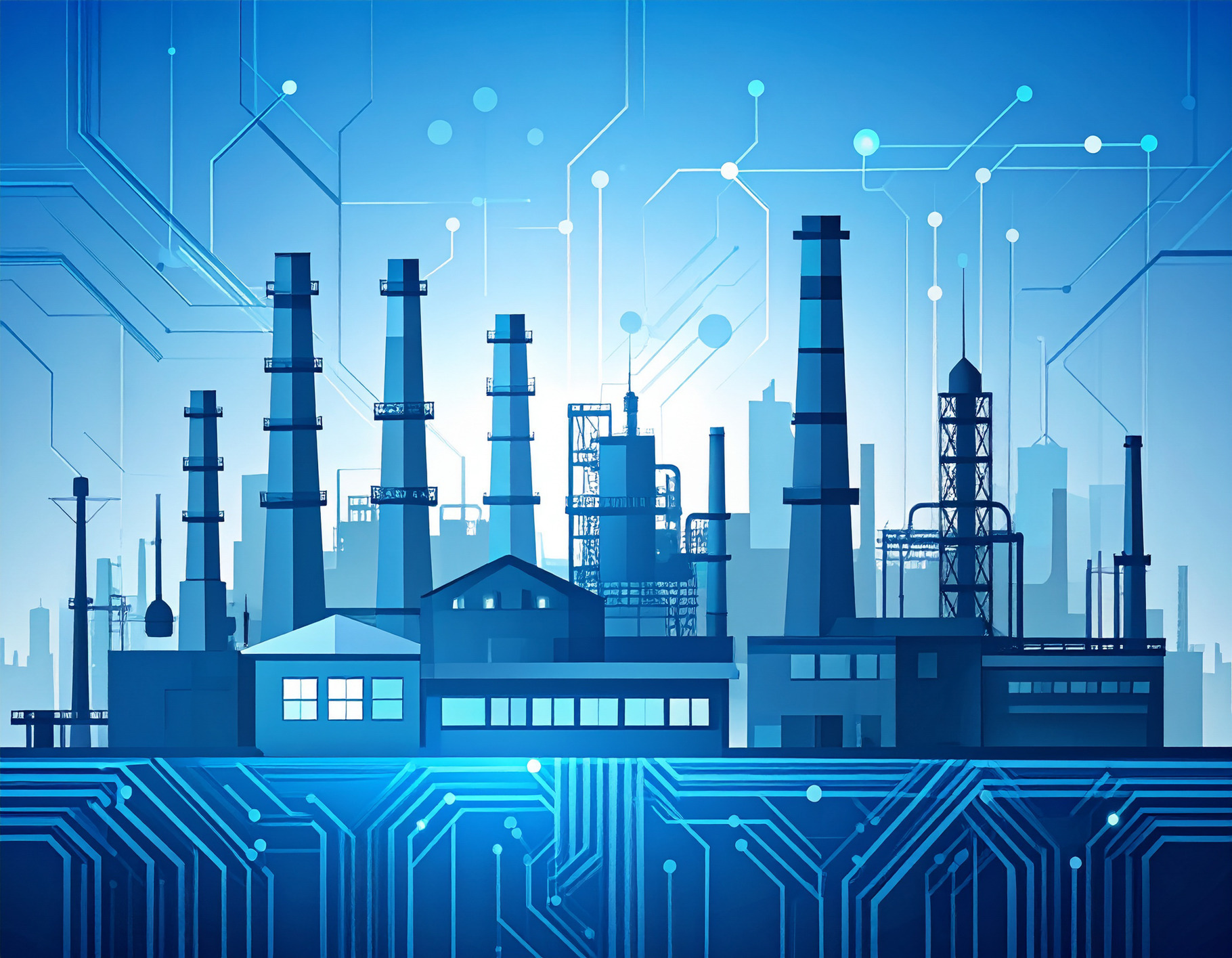 Industrial factory where morph into printed circuit board lines, an ...