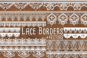 Vector Lace Border Clipart Lace, an Object Graphic by Paper Element (Thumbnail 1 of 3)