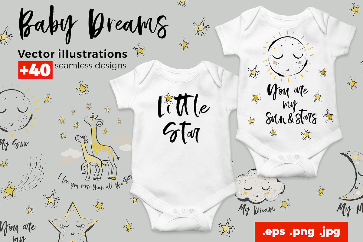 Baby Dreams Textile Print Collection, an Icon by Sopelkin (Photo 1 of 10)