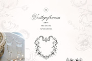 Sylvia vintage baroque floral frames, a Decorative Illustration by Yuliia Lashevska (Thumbnail 6 of 9)