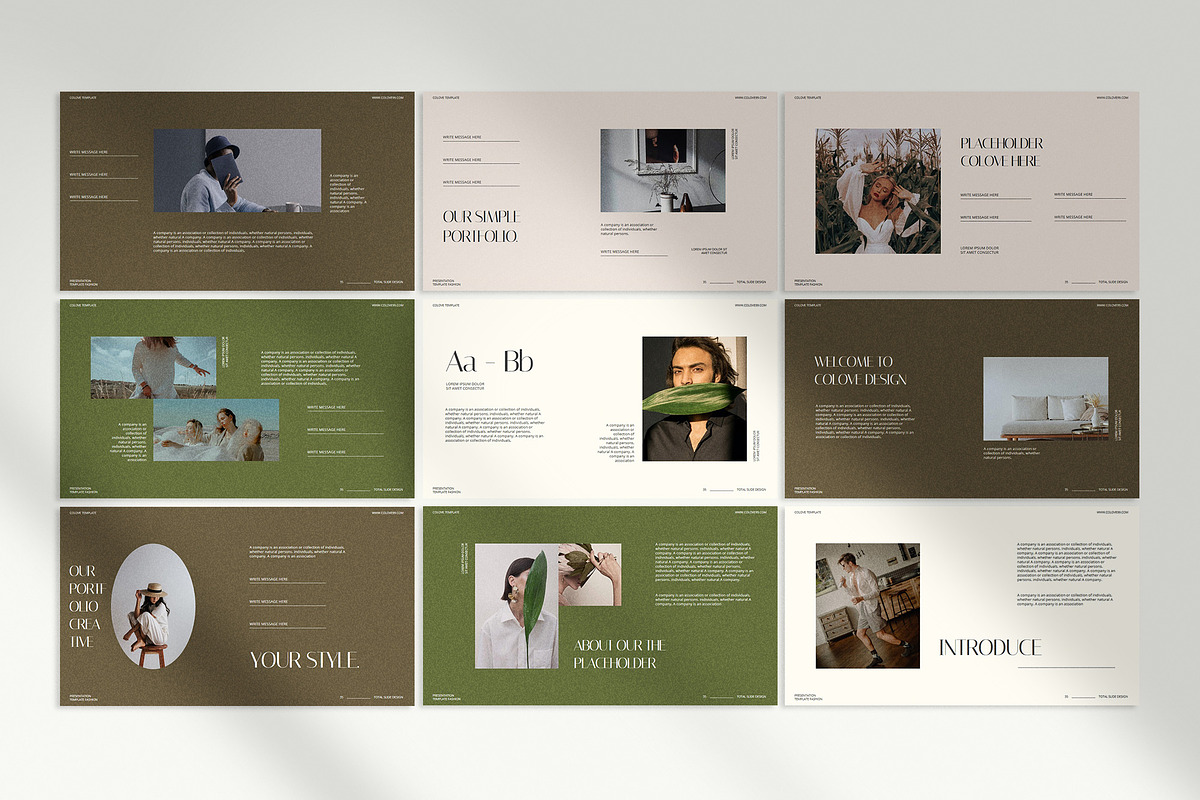 Colove Presentation Template preview 7