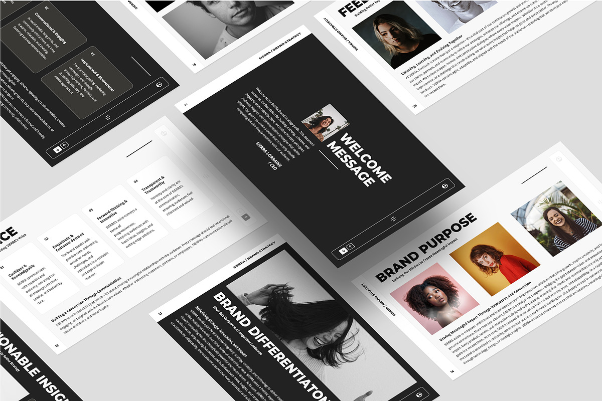 SIERRA / 2 in 1 Brand Package, a Presentation Template by Gaize (Photo 8 of 15)