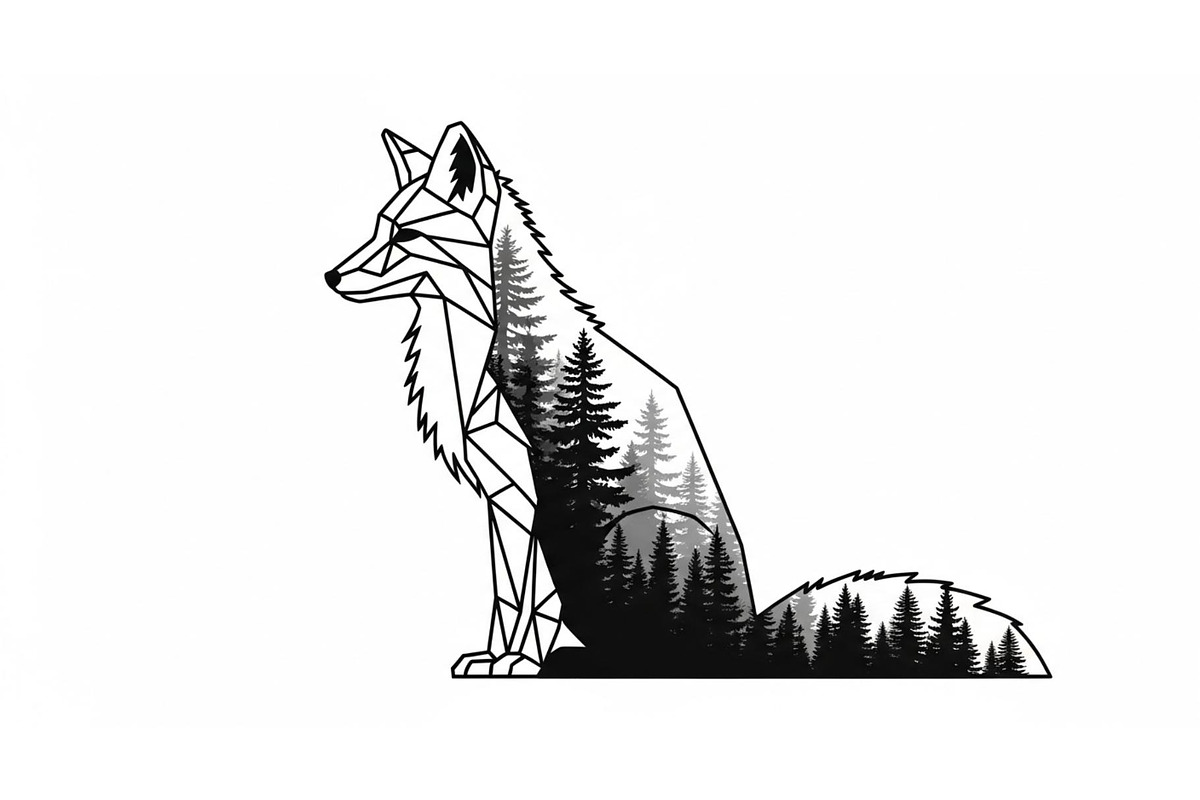 Fox Forest Silhouette Vector Bundle, an Illustration by Creativeshirt (Photo 26 of 31)