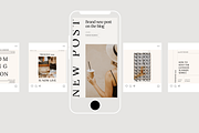 Editorial Instagram Template, a Device Mockup by Le Maison Bohem (Thumbnail 5 of 11)