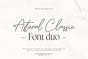 Asteral Classic Font Duo, a Script Font by StudioRhd (Thumbnail 1 of 11)