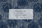 Geometric Floral Seamless Pattern, a Pattern Graphic by StudioGlouna (Thumbnail 1 of 5)