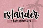 Islander HandLettered Script, a Script Font by Dansie Design (Thumbnail 1 of 9)