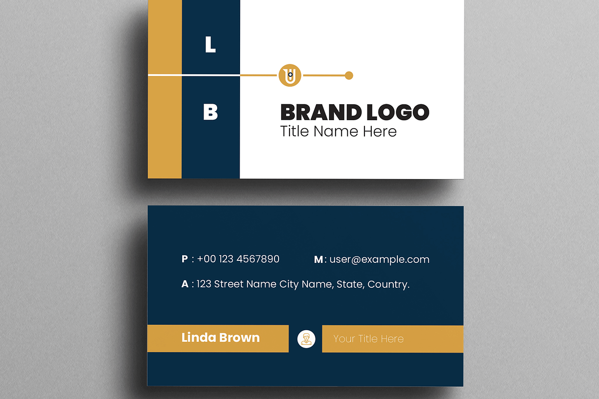 Clean Business Card Layout, a Business Card Template by MightyDesign (Photo 3 of 6)