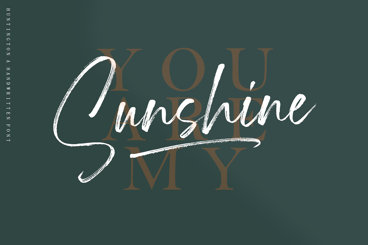 Huntington - Handwritten Font preview 2