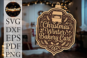 Christmas Winter Bakery Cart SVG, an Object Graphic by DreamPrint404 (Thumbnail 1 of 3)