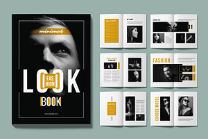 Minimal Fashion Lookbook Template, a Magazine Template by MightyDesign