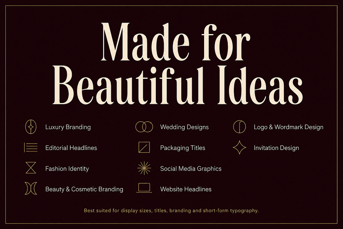 Bagiora – Elegant Display Serif Font, a Serif Font by Wow Magic (Photo 5 of 6)
