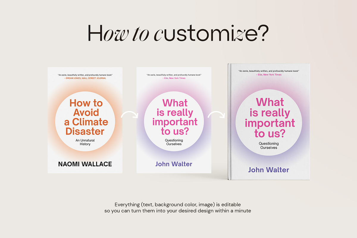 Non-fiction Book Cover Design BUNDLE, a Templates & Theme by September 5th (Photo 13 of 18)
