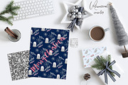 Whimsical winter. Watercolor clipart, a Texture Illustration by LABFcreations (Thumbnail 4 of 7)