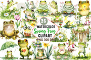 Funny Sunbathing Panda Clipart, an Illustration by Watercolor design (Thumbnail 1 of 4)