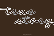 Retro Bistretto, a Script Font by Roland Huse Design (Thumbnail 3 of 6)
