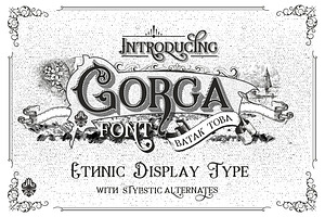 Gorga Ethnic Display Font