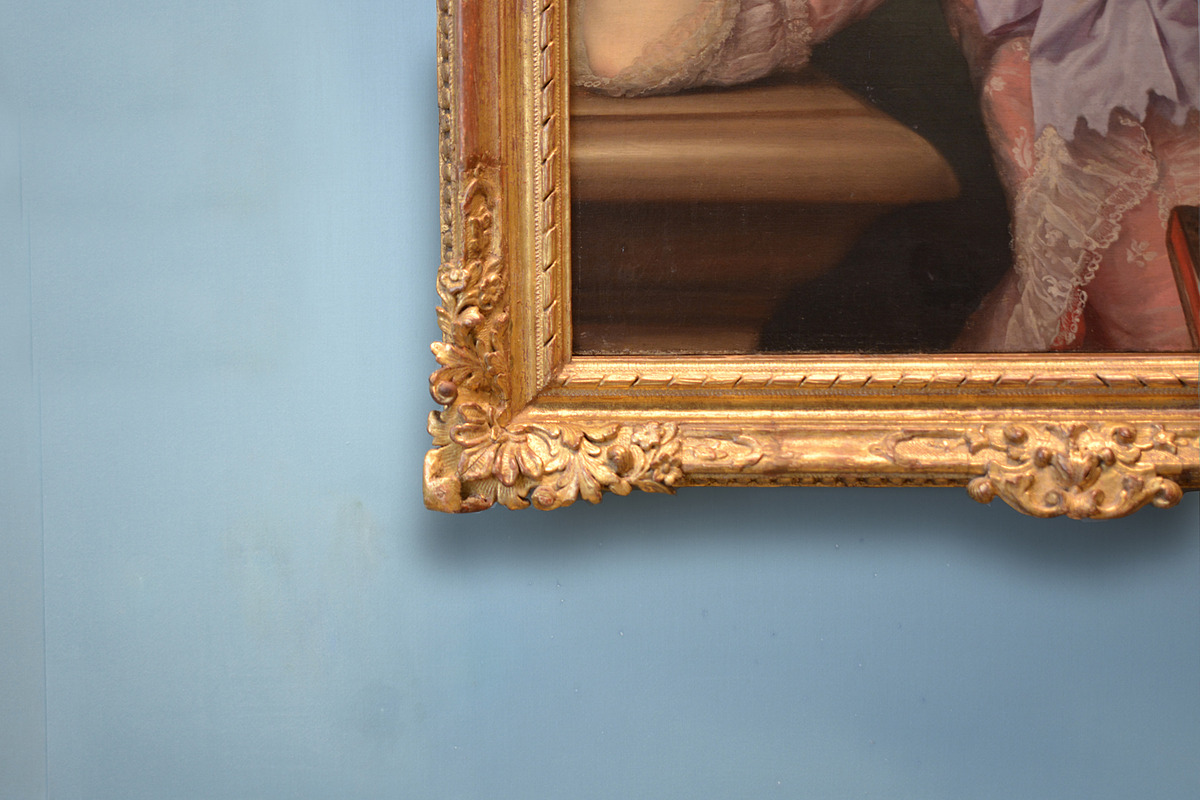 Golden Frame Mockup, a Presentation Template by Allstock (Photo 3 of 3)