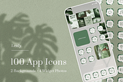 Leafy - 100 App Icon Pack for iOS 14, an Icon by iosey (Thumbnail 1 of 2)