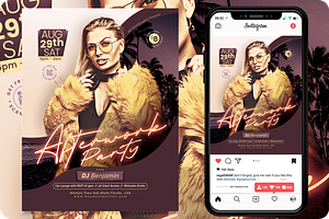 Afterwork Party Flyer, a Flyer Template by regalDRAW