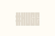 Huge Display, a Font by Hughie Design Co. (Thumbnail 6 of 6)