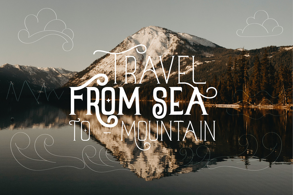 Sand Forest - Retro Display Font, a Sans Serif Font by AuthenType (Photo 10 of 15)