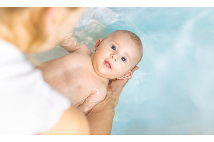 Baby after bathing in the bathroom, a Person Photo by yanadjana