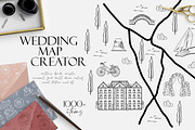Wedding Map Creator Line Collection, an Animal Illustration by Alisha Gronska (Thumbnail 1 of 8)