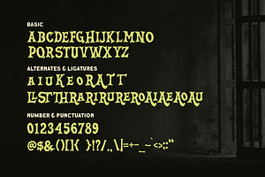 Fright Maiden - Horror Font